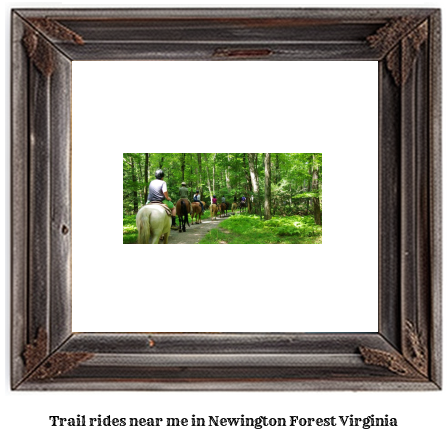 trail rides near me in Newington Forest, Virginia